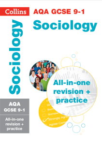 A-Level AQA考试局社会学教材下载《Collins GCSE Revision and Practice: AQA GCSE Sociology All-in-One Revision and Practice》