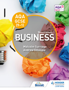 A-Level AQA考试局经济学教材下载《AQA GCSE (9-1) Business, 3rd Edition》