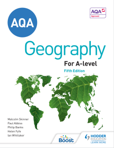 A-Level 牛津AQA考试局地理教材下载《AQA A-Level Geography》