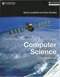 Alevel剑桥CAIE考试局计算机科学教材下载《Cambridge International AS and A Level Computer Science Coursebook》