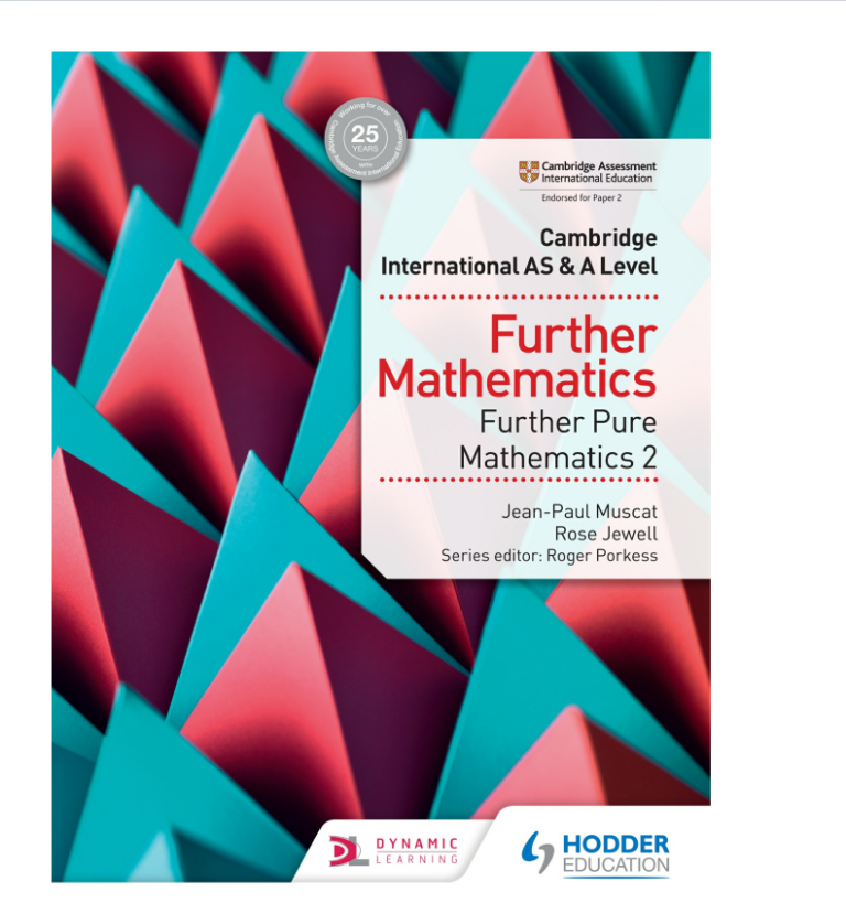 Alevel剑桥CAIE考试局进阶数学教材下载《Cambridge International AS & A Level Further ...