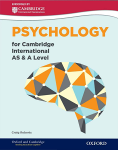 Alevel剑桥CAIE考试局心理学教材下载《Psychology for Cambridge International AS & A Level》