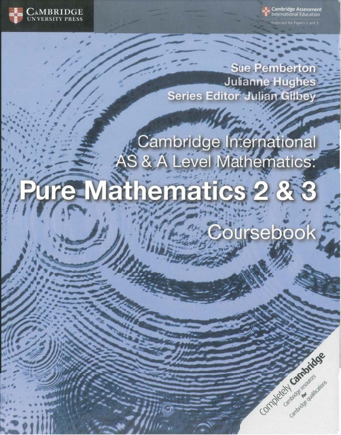 Alevel剑桥CAIE考试局数学教材下载《Cambridge International AS & A Level Mathematics ...