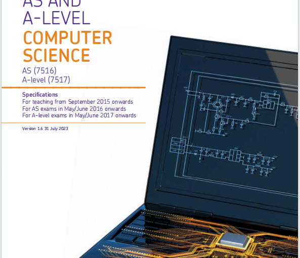 Alevel牛津计算机科学考纲下载《AQA-7516-7517-SP-2015》